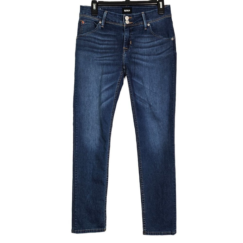 Hudson Crop Collin Skinny Jean Temple City Wash 28 NWC422ZG1